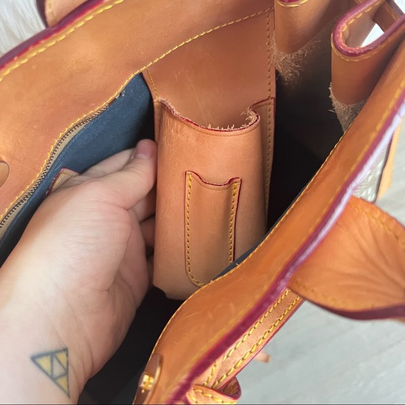 Dooney & Bourke Vintage Leather Monogram Tote - Picture 13 of 16